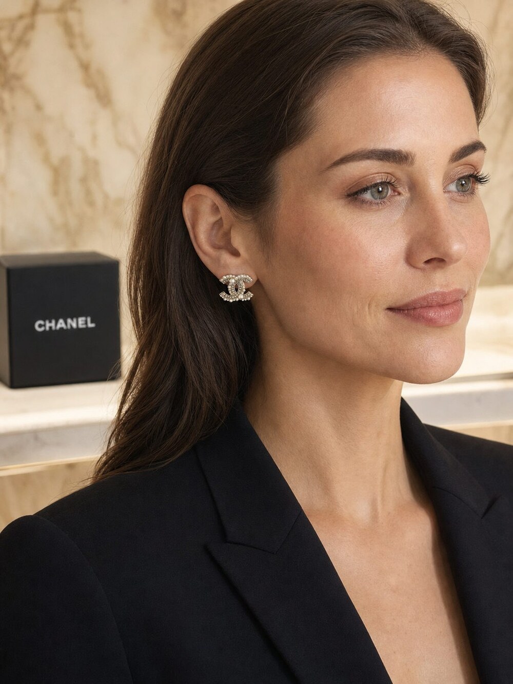 CHANEL Classic Parisian Earrings Style 8 | New with Box - Picture 8 of 9